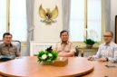 Presiden Prabowo Subianto menerima Wakil Presiden ke-10 dan ke-12 Republik Indonesia Jusuf Kalla didampingi Solihin Jusuf Kalla, di Istana Merdeka, Jakarta, pada Kamis, 11 Juni 2026. Foto: BPMI Setpres