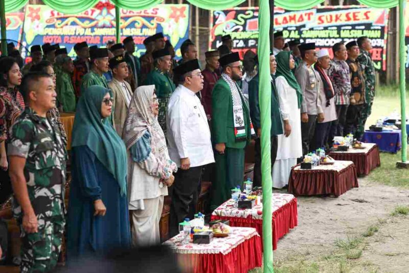 Wali Kota Wesly Silalahi menghadiri pelantikan Pengurus Daerah Al Jam'iyatul Washliyah Pematangsiantar 2026-2031