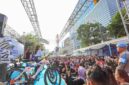 Polda Sumut menggelar Car Free Day HUT Bhayangkara ke-80 di Lapangan Merdeka Medan.