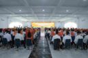 Pelepas 654 petugas Sensus Ekonomi (SE) 2026 dalam kegiatan yang digelar di Aula Melati Kantor Bupati Asahan, Senin (15/6/2026).