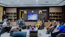 Sinergi antara Pemerintah Kota (Pemko) Medan dan TNI melalui kunjungan silaturahmi ke Markas Komando Daerah Militer (Makodam) I/Bukit Barisan di Jalan Gatot Subroto, Kota Medan, Senin (15/6/2026).