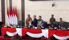 Rapat Paripurna DPRD Kota Medan dengan agenda Pemandangan Umum Fraksi-Fraksi terhadap Ranperda tentang Pertanggungjawaban Pelaksanaan APBD Tahun Anggaran 2025 yang digelar di Gedung DPRD Kota Medan, Senin (15/6/2026).