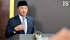 Keterangan Pers Menteri Sekretaris Negara (Mensesneg) Prasetyo Hadi di kompleks Istana Kepresidenan Jakarta, Senin, 15 Juni 2026.