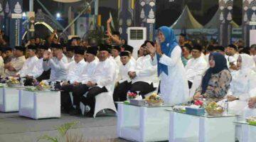 Wakil Wali Kota Herlina menghadiri pembukaan MTQ ke-40 Sumut.