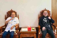 Ketua Dewan Pembina Puspolkam Indonesia, Firman Jaya Daeli (Kanan).