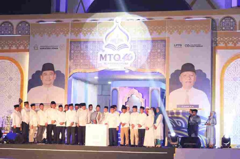 MTQ ke-40 Sumut resmi dibuka di Deliserdang dengan 1.109 peserta.