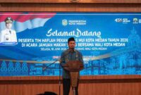 Tim Haflah Khas Majelis Ulama Indonesia (MUI) Kota Medan di Pendopo Rumah Dinas Wali Kota Medan, Selasa (16/6/2026).