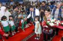 Wali Kota Pematangsiantar Wesly Silalahi, S.H., M.Kn., bersama Bunda Pendidikan Anak Usia Dini (PAUD) Kota Pematangsiantar, Ny. Liswati Wesly Silalahi, menghadiri acara Pelepasan Anak Didik PAUD–Sanggar Anak Balita (SAB) se-Kota Pematangsiantar Tahun Ajaran 2025/2026 di Gedung Olahraga (GOR) Lantai 4 Suzuya Merdeka Mall, Jalan Merdeka, Kelurahan Pardomuan, Kecamatan Siantar Timur, Rabu (17/6/2026).