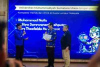 Rico saat menghadiri Dialog Anak Medan Berprestasi Internasional Bidang Ilmu Pengetahuan dan Teknologi (IPTEK) yang digelar Badan Riset dan Inovasi Daerah (BRIDA) Kota Medan di Gedung PKK Medan, Rabu (17/6/2026).