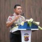 Kapolda Sumut Irjen. Pol. Whisnu Hermawan Februanto, S.I.K., M.H., saat memberikan arahan dalam Rakernis Bidang Humas Polda Sumut T.A. 2026 yang mengusung tema “Optimalisasi Komunikasi Publik dan Manajemen Media dalam Mendukung Program Pemerintah”, Rabu (17/6/2026).