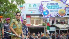 Gebyar Pendidikan dan Kebudayaan Kota Medan Tahun 2026 yang berlangsung di Lapangan Warna-Warni, Jalan Rawe Raya, Kelurahan Martubung, Kecamatan Medan Labuhan, Kamis (18/6/2026).