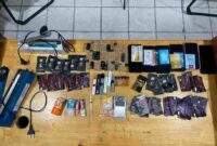 Barang Bukti yang berhasil diamankan Polisi.