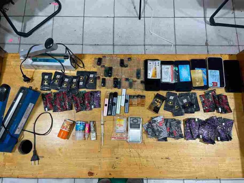 Barang Bukti yang berhasil diamankan Polisi.