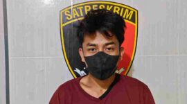 Pencuri Besi Tower di Jalan Let Umar Baki, Lingkungan IV, Kelurahan Payaroba, Kecamatan Binjai Barat, Minggu (31/5/2026)