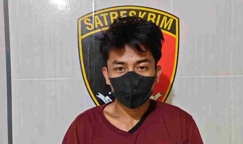 Pencuri Besi Tower di Jalan Let Umar Baki, Lingkungan IV, Kelurahan Payaroba, Kecamatan Binjai Barat, Minggu (31/5/2026)