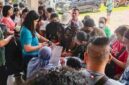 Pendataan dan verifikasi terhadap pedagang yang terdampak kebakaran Pasar Dwikora, Kelurahan Sukadame, Kecamatan Siantar Utara, Jumat (19/6/2026).