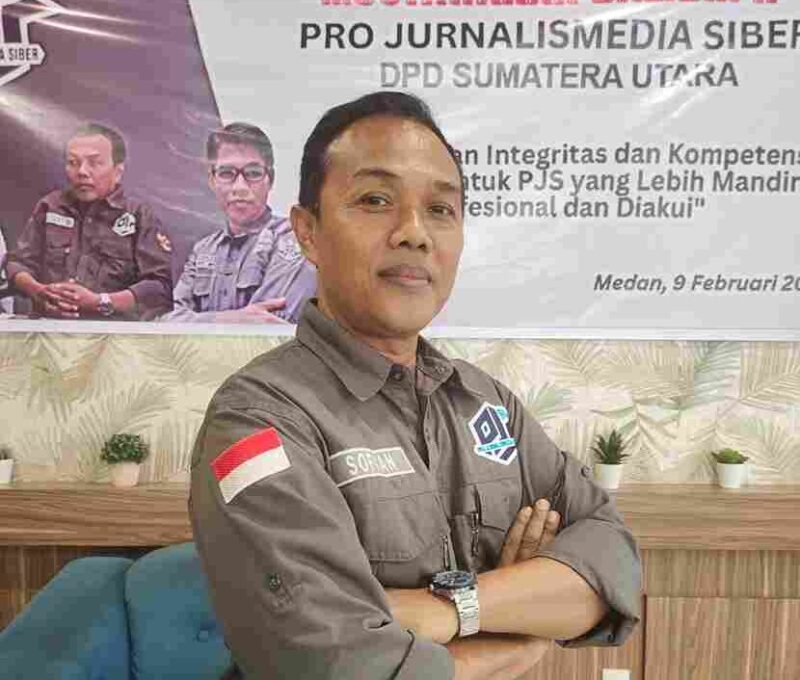 Ketua DPD PJS Sumatera utara.
