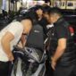 Tim Dayok Mirah saat melakukan pemeriksaan kendaraan.