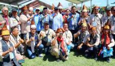 Bupati Simalungun menghadiri PENAS Petani Nelayan XVII di Gorontalo yang dibuka Wapres Gibran.