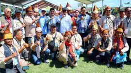 Bupati Simalungun menghadiri PENAS Petani Nelayan XVII di Gorontalo yang dibuka Wapres Gibran.