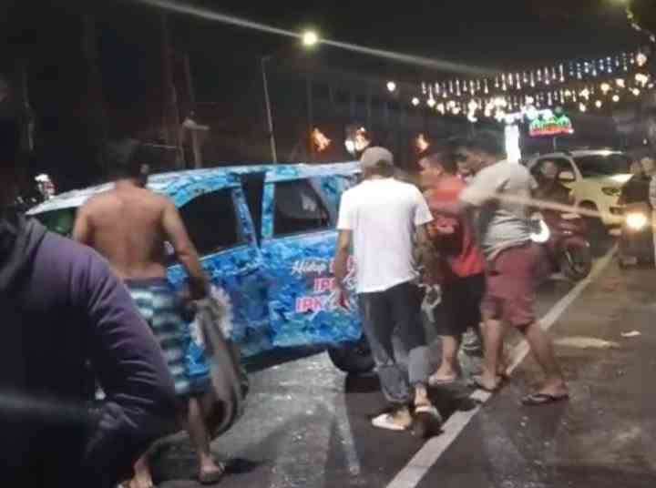 Screenshot video yang beredar luas di media sosial baru-baru ini. 