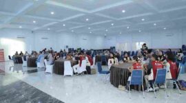 Wakil Bupati Asahan menyambut Tim KKN-PPM UGM Yogyakarta. Sebanyak 24 mahasiswa akan mengabdi selama 50 hari di tiga desa Kabupaten Asahan.