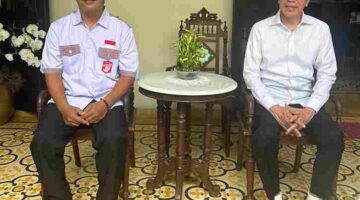Pertemuan Bara JP Lampung dengan Joko Widodo di kediamannya.