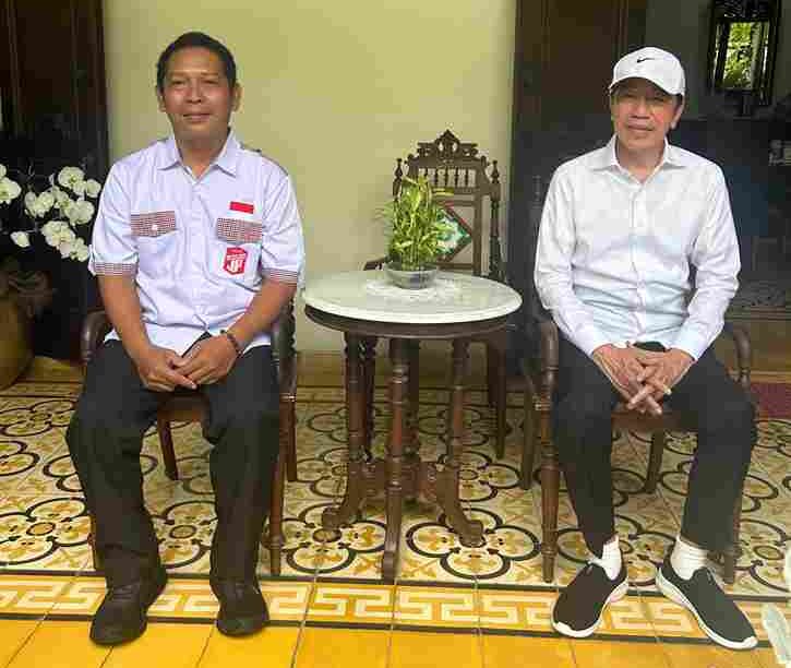 Pertemuan Bara JP Lampung dengan Joko Widodo di kediamannya.