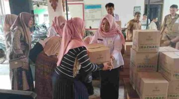 Pemerintah Kabupaten Malang menyalurkan bantuan dari Badan Amil Zakat Nasional (Baznas) Kabupaten Malang kepada masyarakat di Pendopo Kecamatan Bantur pada Senin (22/06/2026).