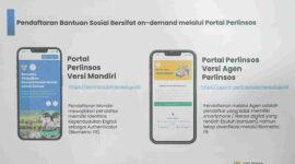 Aplikasi Perlinsos via Ponsel.