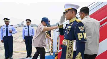 Presiden Prabowo Subianto bertolak menuju Provinsi Jawa Timur dalam rangka kunjungan kerja pada Selasa, 23 Juni 2026. Foto: BPMI Setpres