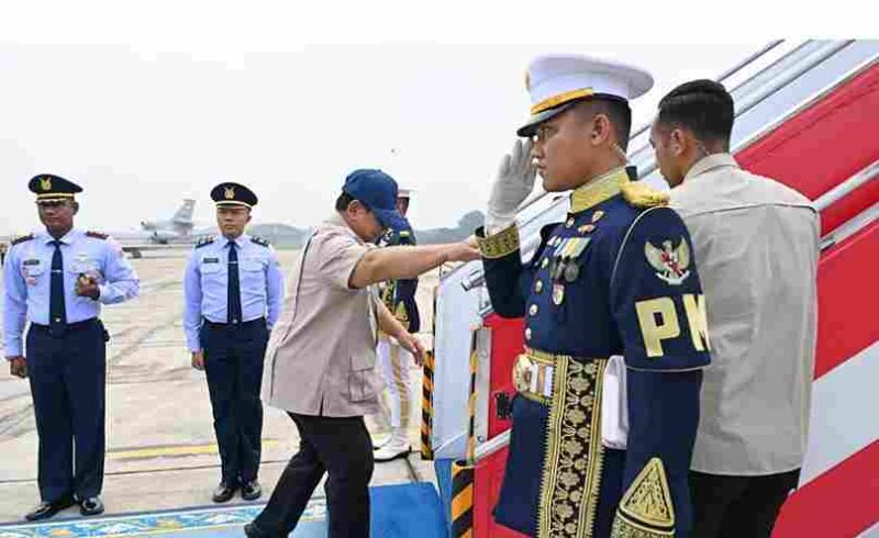 Presiden Prabowo Subianto bertolak menuju Provinsi Jawa Timur dalam rangka kunjungan kerja pada Selasa, 23 Juni 2026. Foto: BPMI Setpres