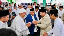 Presiden Prabowo Subianto menghadiri Penutupan Musyawarah Nasional (Munas) Alim Ulama dan Konferensi Besar (Konbes) Nahdlatul Ulama (NU) 2026 yang diselenggarakan di Institut Agama Islam (IAI) Syaichona Mohammad Cholil, Kabupaten Bangkalan, Jawa Timur, pada Selasa, 23 Juni 2026. Foto: BPMI Setpres