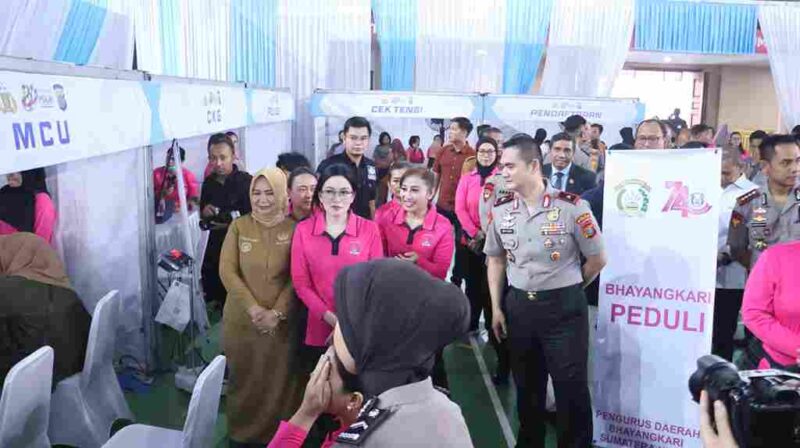 Polres Langkat dan Polda Sumut Gelar Bakti Kesehatan, Hadirkan Layanan Medis hingga Bantuan Disabilitas