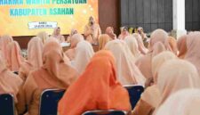 Rapat Koordinasi DWP Kabupaten Asahan yang berlangsung di Pendopo Rumah Dinas Bupati Asahan, Rabu (24/6/2026).