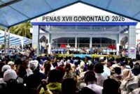 Presiden Prabowo Subianto menghadiri PENAS XVII di Gorontalo.