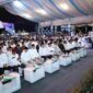 acara penutupan Musabaqah Tilawatil Qur'an (MTQ) ke-40 Tingkat Provinsi Sumatera Utara yang berlangsung di Lapangan Astaka Pancing, Jalan Willem Iskandar, Pasar V, Kenangan Baru, Kecamatan Percut Sei Tuan, Kabupaten Deli Serdang, Rabu (24/6/2026) malam.