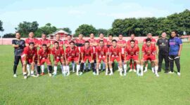 Bupati Asahan Taufik Zainal Abidin, S.Sos., M.Si. secara resmi membuka Turnamen Sepak Bola Antarinstansi dan Organisasi Kemahasiswaan/Kepemudaan dalam rangka Hari Ulang Tahun (HUT) Bhayangkara ke-80 di Stadion Mutiara Kisaran, Jumat (26/6/2026).
