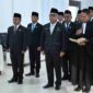 Wakil Bupati Samosir melantik sembilan Pejabat Pimpinan Tinggi Pratama (JPT Pratama) di Aula Kantor Bupati Samosir, Jumat (26/6/2026).