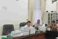Komisi I DPRD Pematangsiantar bersama Dinas Tenaga Kerja.
