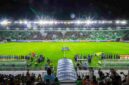 Suasana laga pembuka Grup A Piala AFF U-19 2026 antara Timnas Indonesia U-19 melawan Myanmar di Stadion Utama Sumatera Utara, kawasan Sport Center Desa Sena, Kecamatan Batang Kuis, Kabupaten Deli Serdang, Senin (1/6/2026) malam.