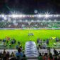 Suasana laga pembuka Grup A Piala AFF U-19 2026 antara Timnas Indonesia U-19 melawan Myanmar di Stadion Utama Sumatera Utara, kawasan Sport Center Desa Sena, Kecamatan Batang Kuis, Kabupaten Deli Serdang, Senin (1/6/2026) malam.