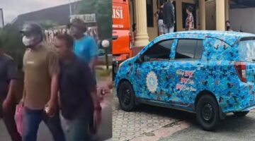 Satu terduga pelaku kasus pengeroyokan yang menewaskan Jaka Janes Malau menyerahkan diri ke Polres Pematangsiantar. Mobil berlogo OKP IPK yang diduga digunakan saat kejadian juga disebut telah diamankan polisi.