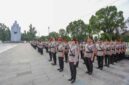 Menyambut Hari Ulang Tahun (HUT) Bhayangkara ke-80 Tahun 2026, Polda Sumatera Utara menggelar upacara ziarah dan tabur bunga di Taman Makam Pahlawan (TMP) Medan, Rabu (24/6/2026) pagi. 