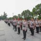 Menyambut Hari Ulang Tahun (HUT) Bhayangkara ke-80 Tahun 2026, Polda Sumatera Utara menggelar upacara ziarah dan tabur bunga di Taman Makam Pahlawan (TMP) Medan, Rabu (24/6/2026) pagi. 