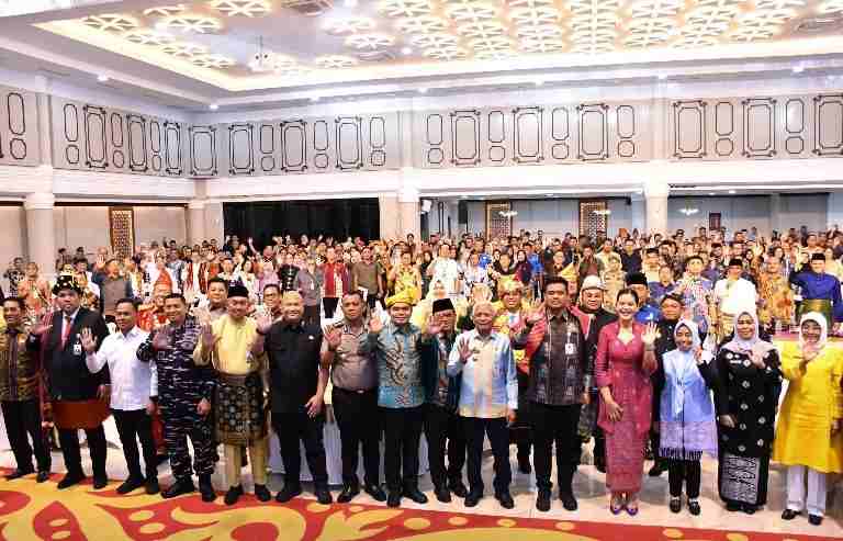 Bupati Samosir menghadiri Konsultasi Publik RKPD Sumut 2027.