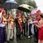 Wakil Gubernur Sumatera Utara (Sumut) Surya, bersama Menteri Koperasi RI Ferry Juliantono, Bupati Karo Antonius Ginting, jajaran Konsul Jenderal negara sahabat, membuka secara resmi Festival Bunga dan Buah Karo tahun 2026, di Taman Mejuah Juah Kota Berastagi, Kabupaten Karo, Kamis (30/7/2026)
