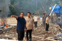 Pemprov Sumut kembali menertibkan tambang emas ilegal di Sungai Batang Gadis, Madina.