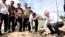 Delegasi Temasek Singapura meninjau TSTH² Humbahas bersama Wagub Sumut Surya guna menjajaki investasi, riset, dan pengembangan bioekonomi tropis.