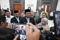 Gubernur Sumatera Utara (Sumut) Muhammad Bobby Afif Nasution menghadiri Rapat Paripurna DPRD Sumut dengan agenda Lanjutan Pengambilan Keputusan Bersama antara DPRD Sumut dengan Gubernur Sumut terhadap Ranperda tentang Pertanggungjawaban Pelaksanaan APBD Provinsi Sumatera Utara Tahun Anggaran 2025 di Ruang Sidang Paripurna DPRD Sumut Jalan Imam Bonjol Medan, Kamis (30/7/2026).